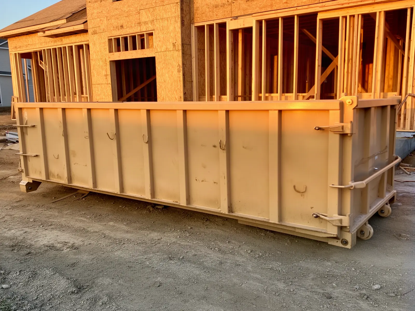 Roll-off dumpster from Coastview Dumpster Rentals in Suffolk, VA